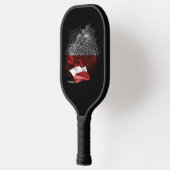 Vlag van Polen Pickleball Paddle (Links)