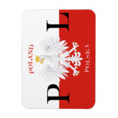 Vlag van Polen Polska Premium Flex Magnet Magneet (Verticaal)