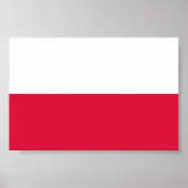 vlag van Polen Poster (Voorkant)