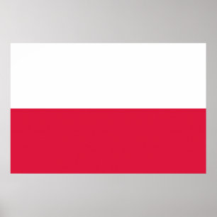 Vlag van Polen Poster