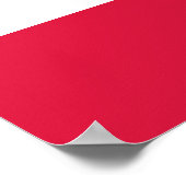 Vlag van Polen Poster (Hoek)