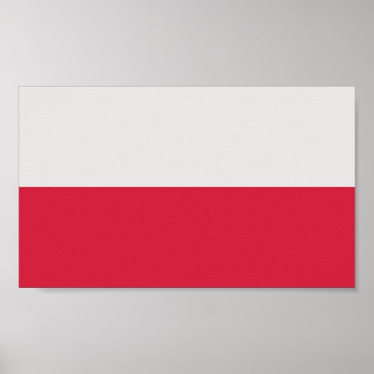 vlag van Polen Poster (Voorkant)