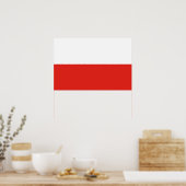 Vlag van Polen Poster (Keuken)