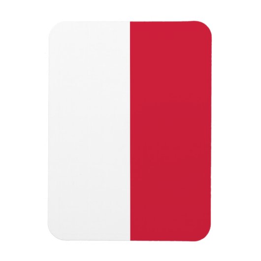 Vlag van Polen Premium Flex Magnet Magneet (Verticaal)