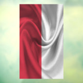 Vlag van Polen Raamsticker (Vel 3)
