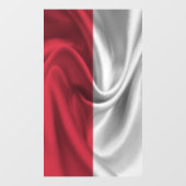 Vlag van Polen Raamsticker (Vel)
