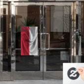 Vlag van Polen Raamsticker (Kantoordeur)