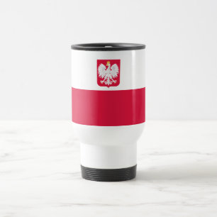 Vlag van Polen Reisbeker