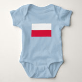 Vlag van Polen Romper (Voorkant)