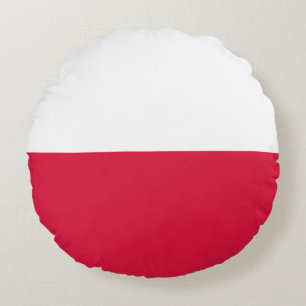 vlag van Polen Rond Kussen