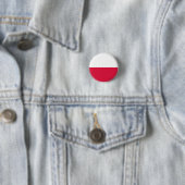 vlag van Polen Ronde Button 3,2 Cm (In situ)