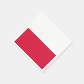 Vlag van Polen Servet (Hoek)