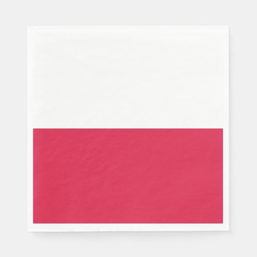 Vlag van Polen Servet (Voorkant)