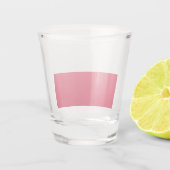 vlag van Polen Shot Glas (Achterkant)
