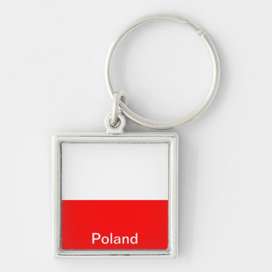 vlag van Polen Sleutelhanger (Voorkant)