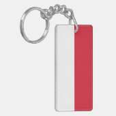 vlag van Polen Sleutelhanger (Voorkant Links)