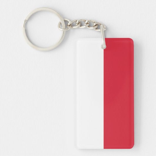 vlag van Polen Sleutelhanger (Voorkant)