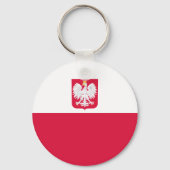 Vlag van Polen Sleutelhanger (Achterkant)