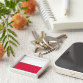 Vlag van Polen Sleutelhanger (Zijkant)