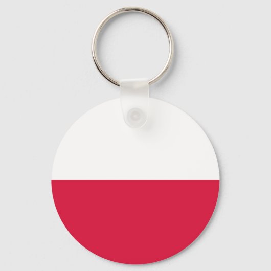 Vlag van Polen Sleutelhanger (Voorkant)