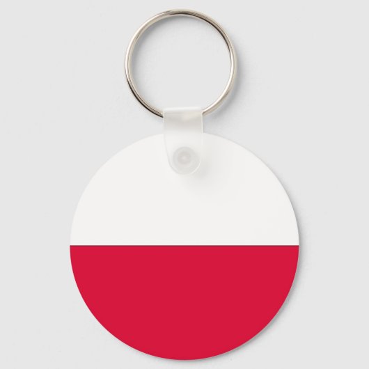 vlag van Polen Sleutelhanger (Voorkant)