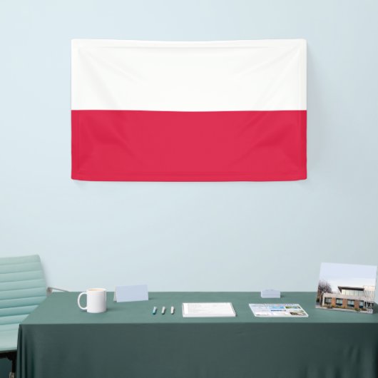 Vlag van Polen Spandoek (Beurs)
