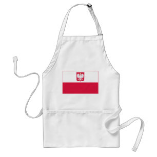 Vlag van Polen Standaard Schort
