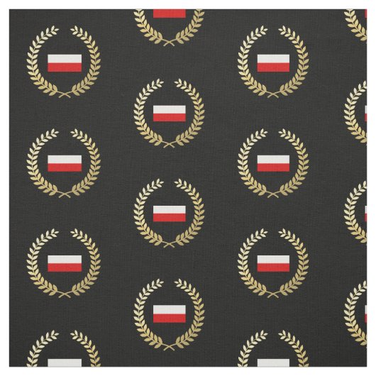 vlag van Polen Stof (Swatch)