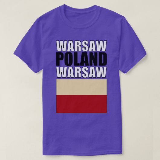 vlag van Polen T-shirt (Design voorkant)