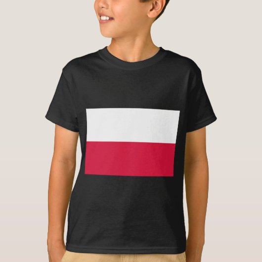 vlag van Polen T-shirt (Voorkant)