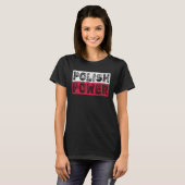 vlag van Polen T-shirt (Voorkant volledig)