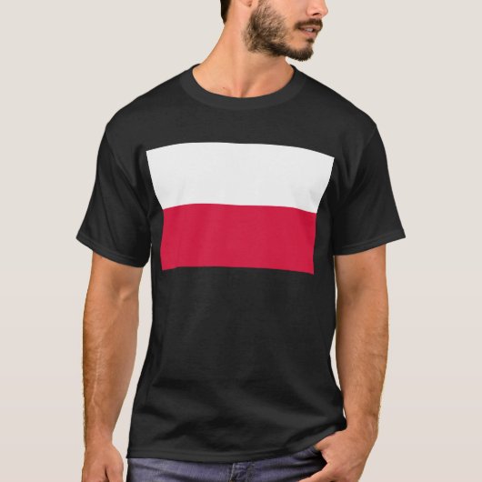 vlag van Polen T-shirt (Voorkant)