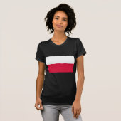 vlag van Polen T-shirt (Voorkant volledig)