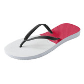 Vlag van Polen Teenslippers (Schuin)