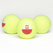 Vlag van Polen Tennisballen (Multi)