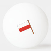 Vlag van Polen Thunder_Cove Pingpongbal (Achterkant)