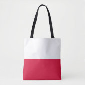 Vlag van Polen Tote Bag (Voorkant)