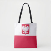 Vlag van Polen Tote Bag (Voorkant)