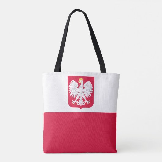 Vlag van Polen Tote Bag (Achterkant)
