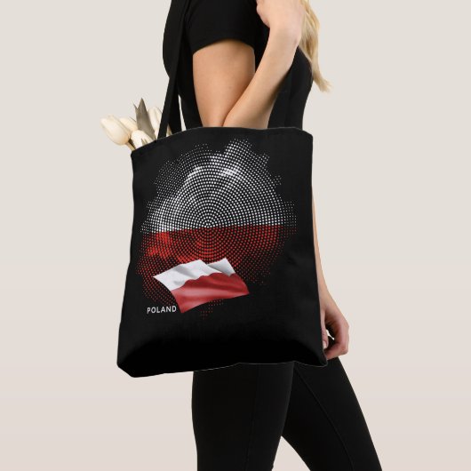 Vlag van Polen Tote Bag (Dichtbij)