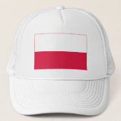 Vlag van Polen Trucker Pet (Voorkant)