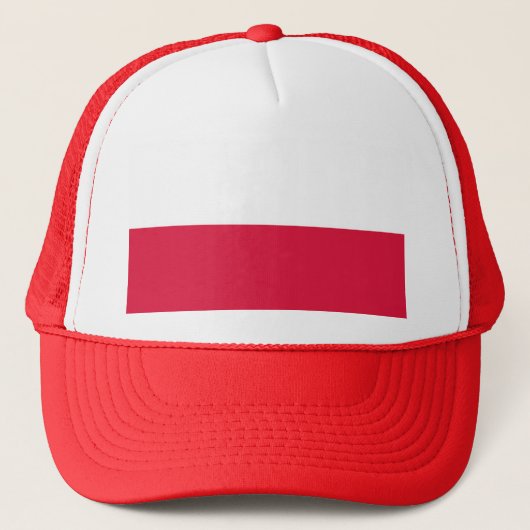 Vlag van Polen Trucker Pet (Voorkant)