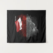 Vlag van Polen Wandkleed (Voorkant (horizontaal))