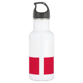 Vlag van Polen Waterfles (Achterkant)