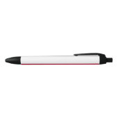 Vlag van Polen Zwarte Inkt Pen (Bovenkant)