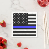 vlag van politieagent servet (Insitu)