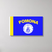 Vlag van Pomona (Californië) Canvas Afdruk (Voorkant)