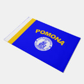 Vlag van Pomona (Californië) Deurmat (Schuin)