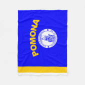 Vlag van Pomona (Californië) Fleece Deken (Voorkant)