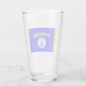 Vlag van Pomona (Californië) Glas (Achterkant)